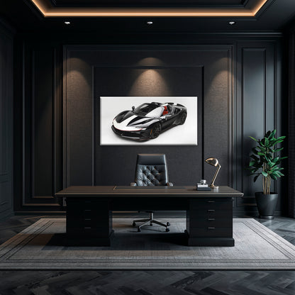 Ferrari SF90 Spider Wall Art Supercar Canvas Print