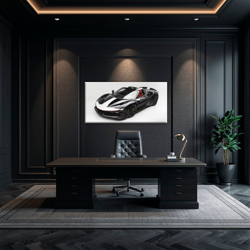 Ferrari SF90 Spider Wall Art Supercar Canvas Print