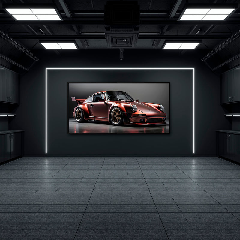 Porsche 911 RWB Shadowline Wall Art