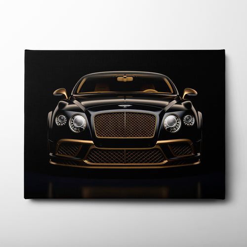 Bentley Continental GT Black Gold Wall Art