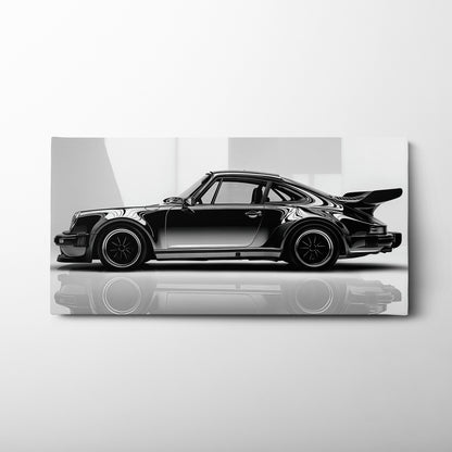 Porsche 911 Turbo Shadow Profile Wall Art