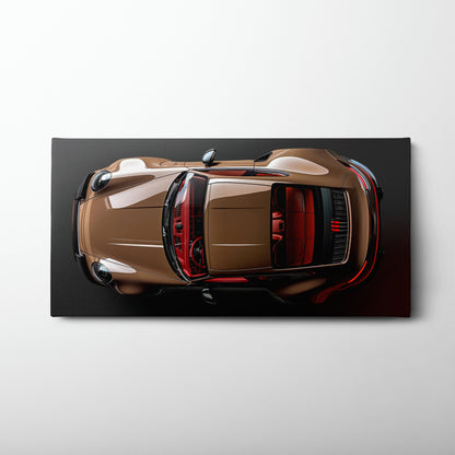 Porsche 911 Bronze Nocturne Wall Art
