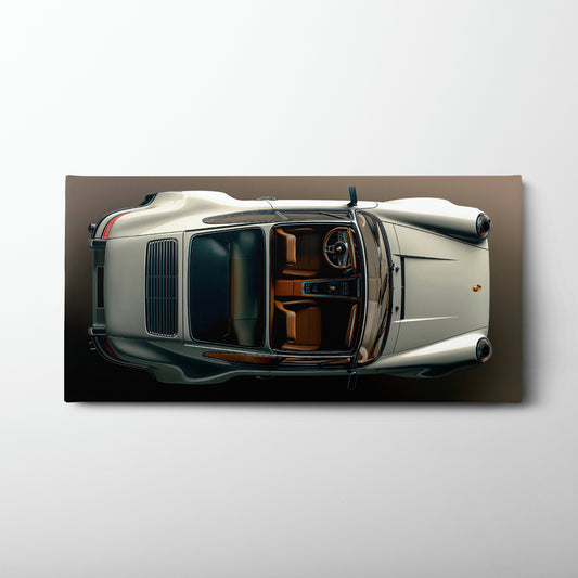 Porsche 911 Ivory Meridian Wall Art