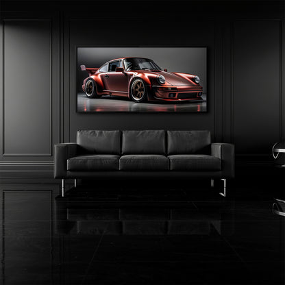 Porsche 911 RWB Shadowline Wall Art
