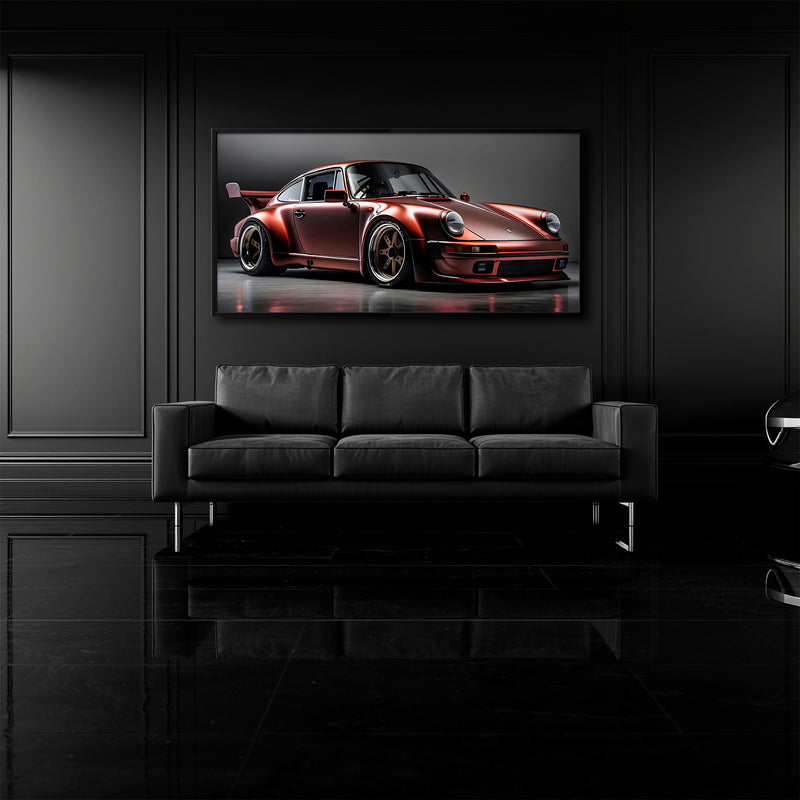 Porsche 911 RWB Shadowline Wall Art