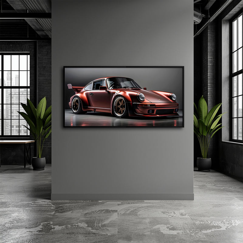 Porsche 911 RWB Shadowline Wall Art