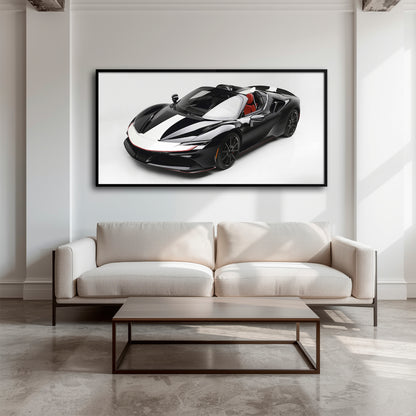 Ferrari SF90 Spider Wall Art Supercar Canvas Print