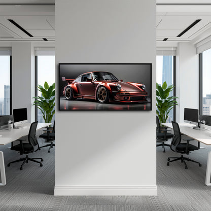 Porsche 911 RWB Shadowline Wall Art