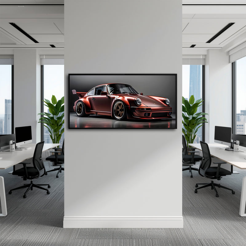 Porsche 911 RWB Shadowline Wall Art