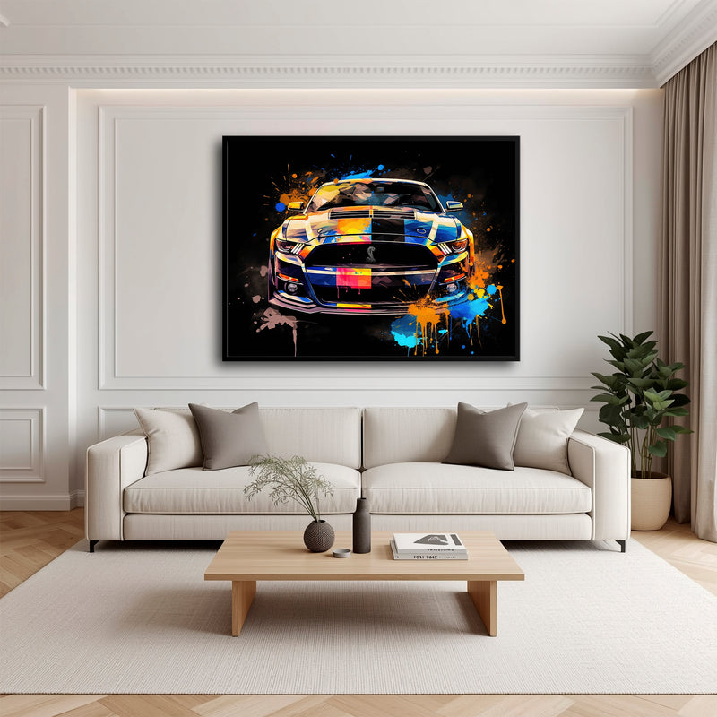 Ford Mustang Shelby GT500 Rush Wall Art