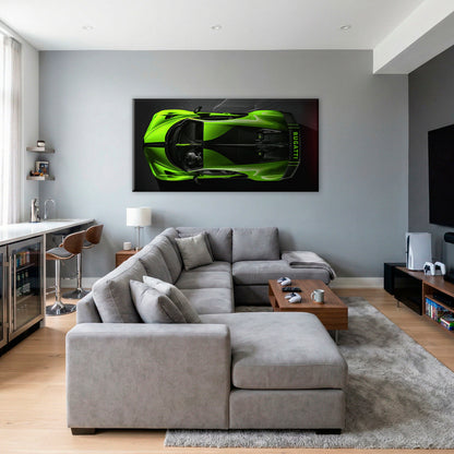 Bugatti Neon Charge Wall Art