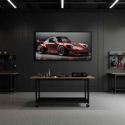 Porsche 911 RWB Shadowline Wall Art