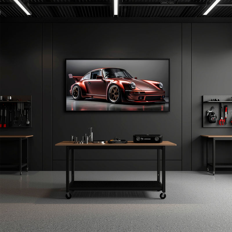 Porsche 911 RWB Shadowline Wall Art