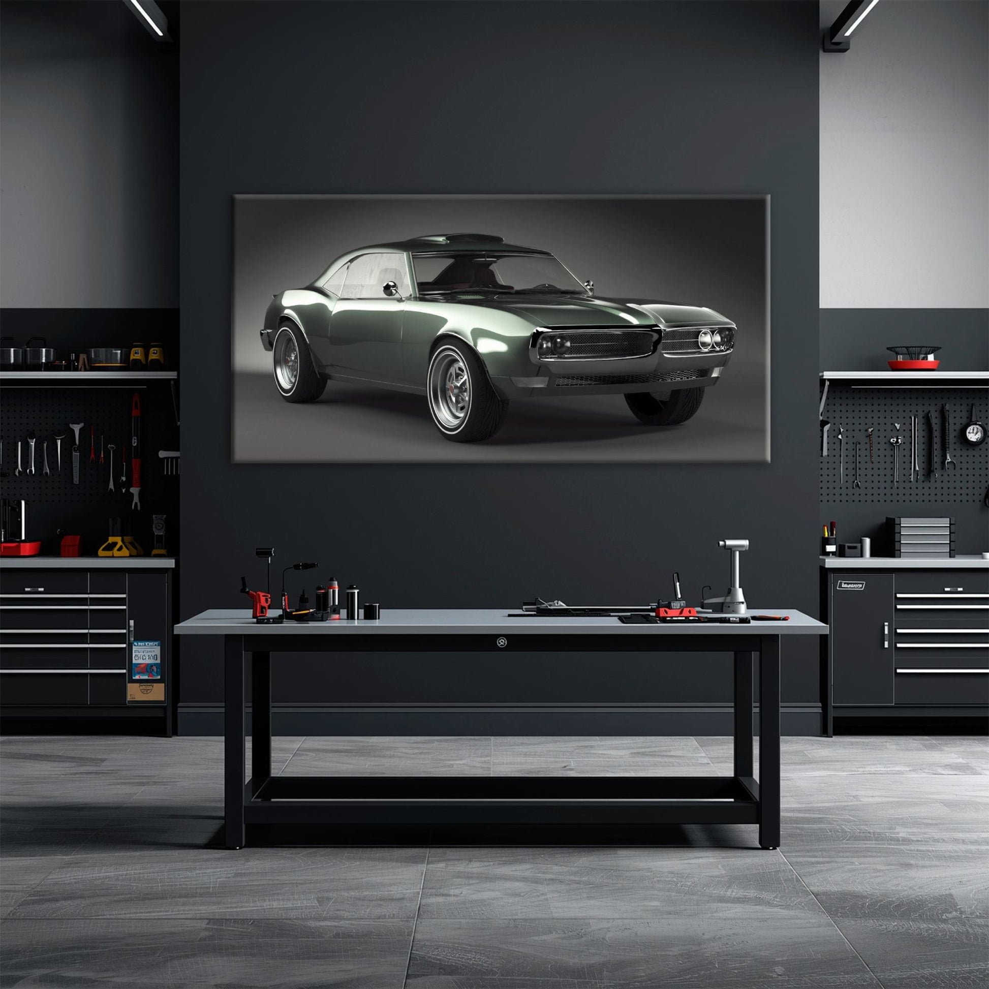 Pontiac Firebird Wall Art | Automotive Decor Canvas Print Cars