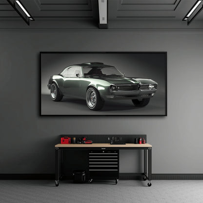 Pontiac Firebird Wall Art | Automotive Decor Canvas Print Cars