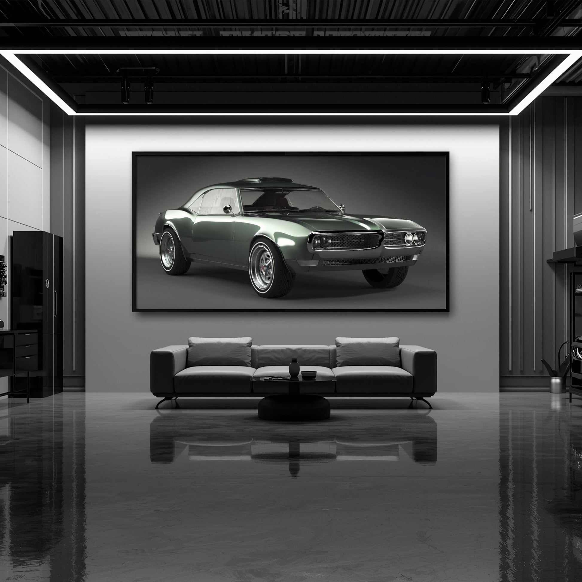 Pontiac Firebird Wall Art | Automotive Decor Canvas Print Cars