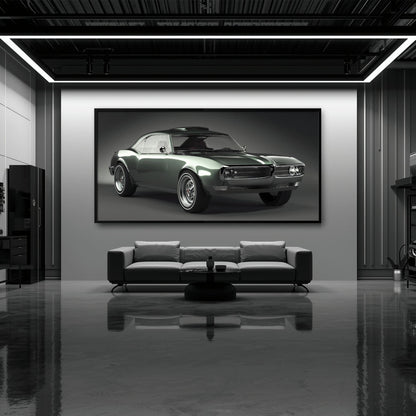 Pontiac Firebird Wall Art | Automotive Decor Canvas Print Cars