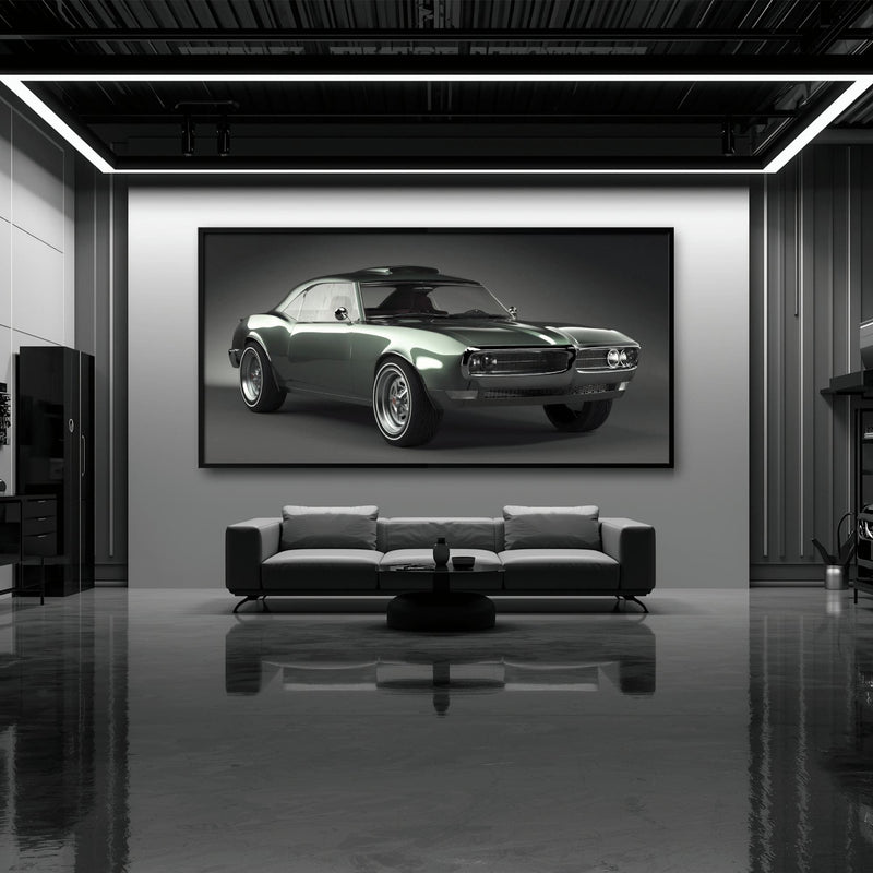 Pontiac Firebird Wall Art | Automotive Decor Canvas Print Cars