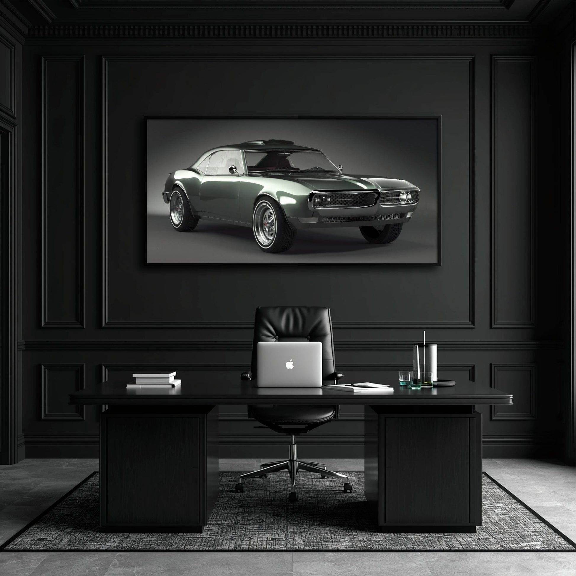 Pontiac Firebird Wall Art | Automotive Decor Canvas Print Cars