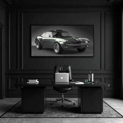 Pontiac Firebird Wall Art | Automotive Decor Canvas Print Cars