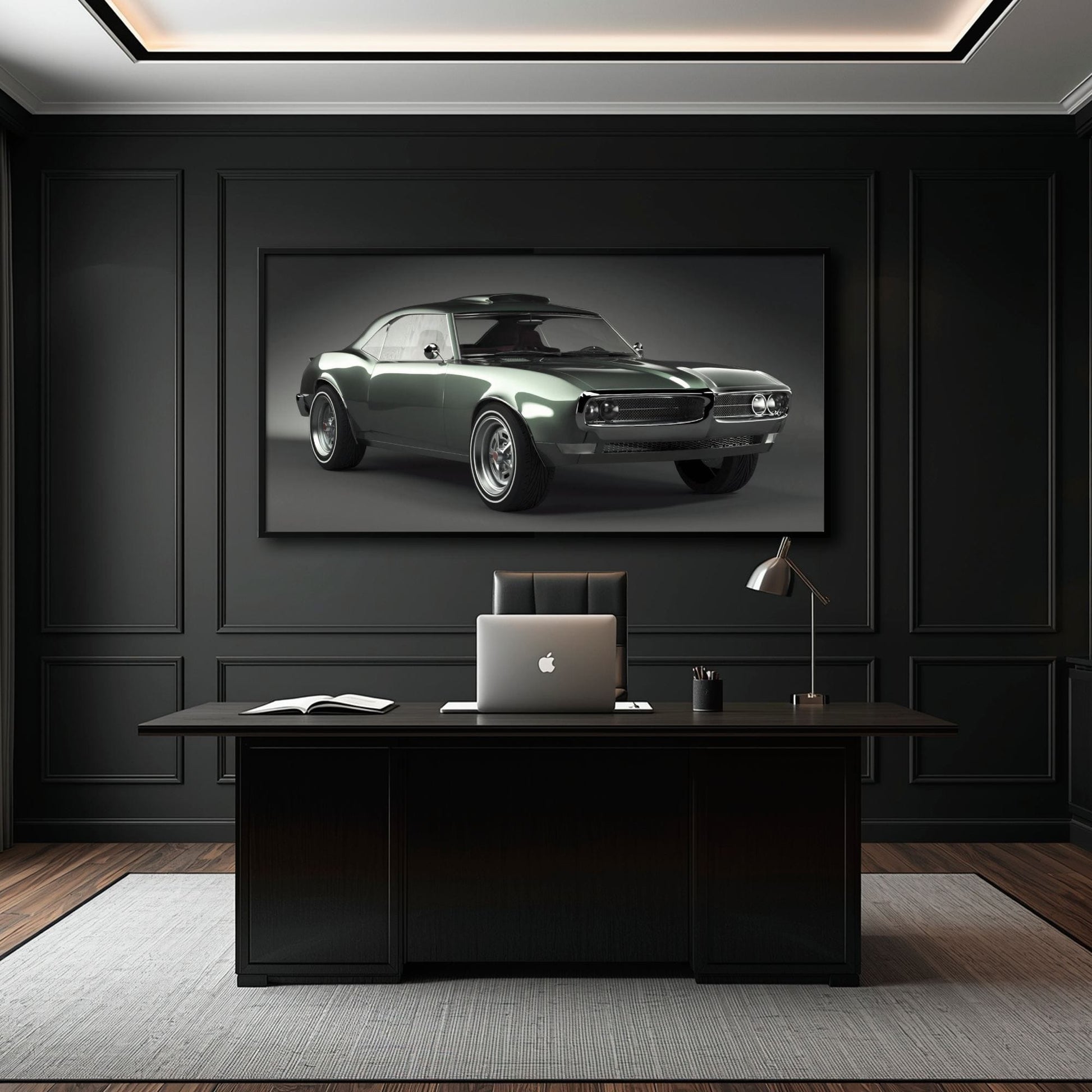 Pontiac Firebird Wall Art | Automotive Decor Canvas Print Cars