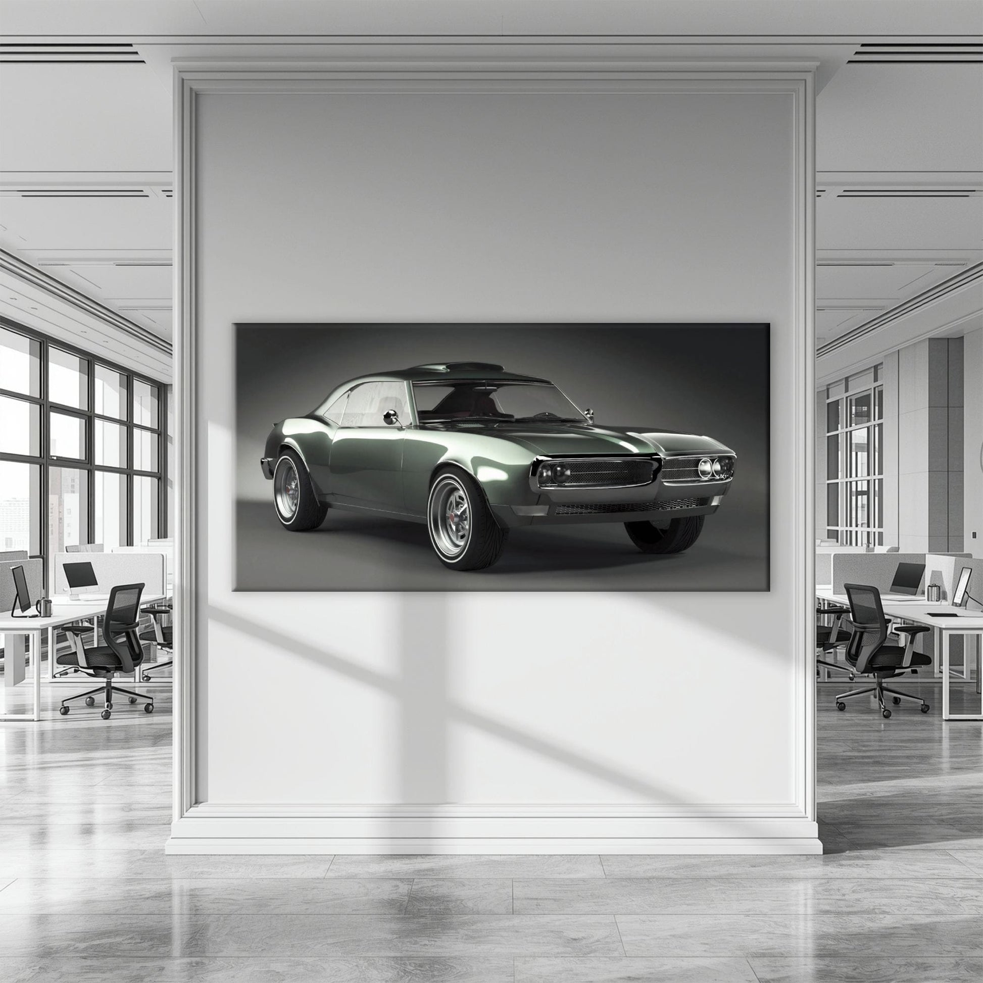 Pontiac Firebird Wall Art | Automotive Decor Canvas Print Cars
