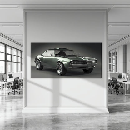 Pontiac Firebird Wall Art | Automotive Decor Canvas Print Cars