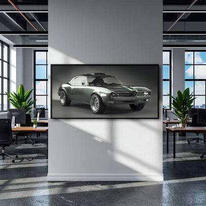 Pontiac Firebird Wall Art | Automotive Decor Canvas Print Cars