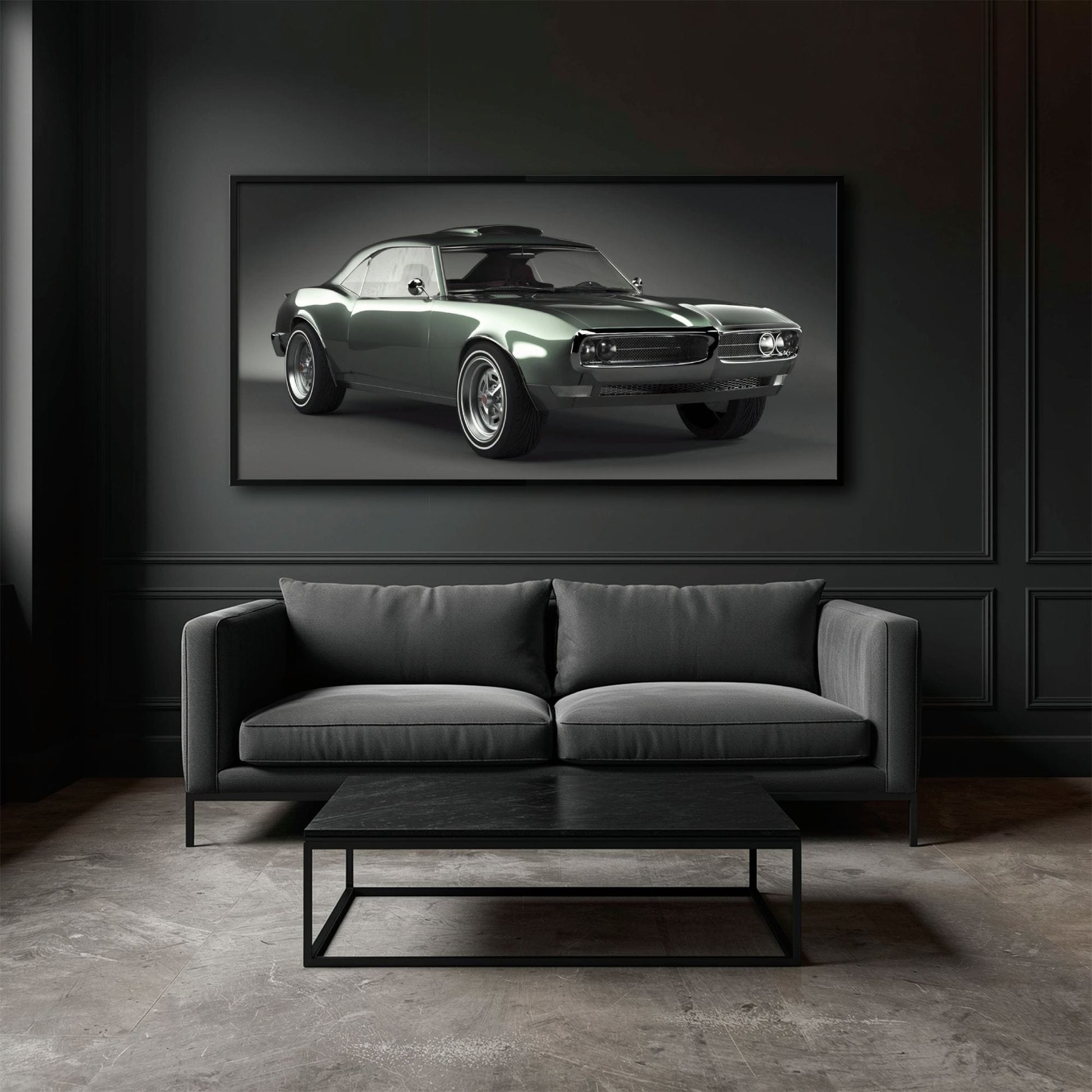 Pontiac Firebird Wall Art | Automotive Decor Canvas Print Cars