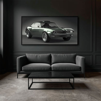 Pontiac Firebird Wall Art | Automotive Decor Canvas Print Cars