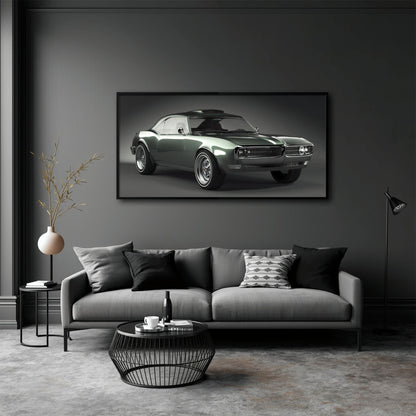 Pontiac Firebird Wall Art | Automotive Decor Canvas Print Cars