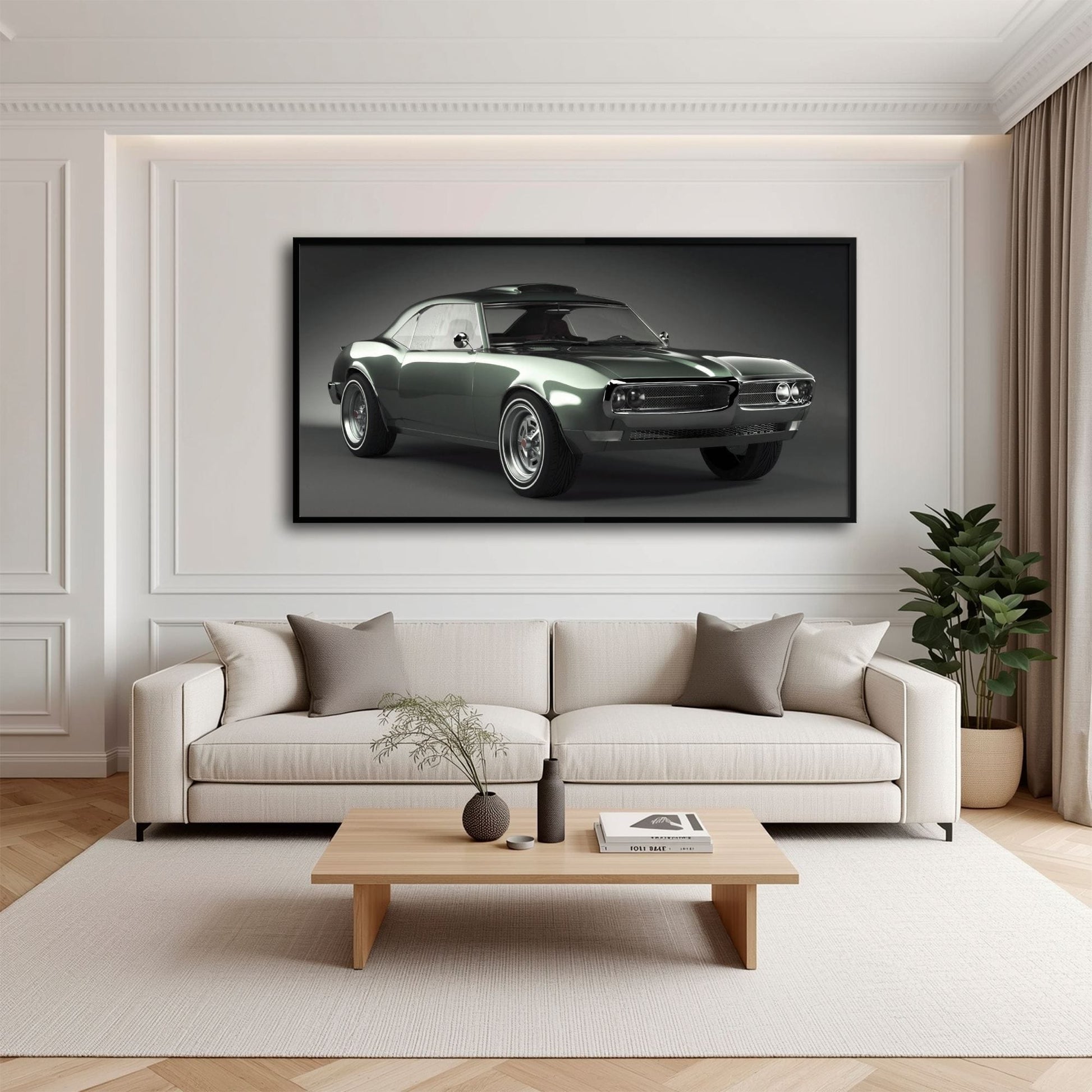 Pontiac Firebird Wall Art | Automotive Decor Canvas Print Cars