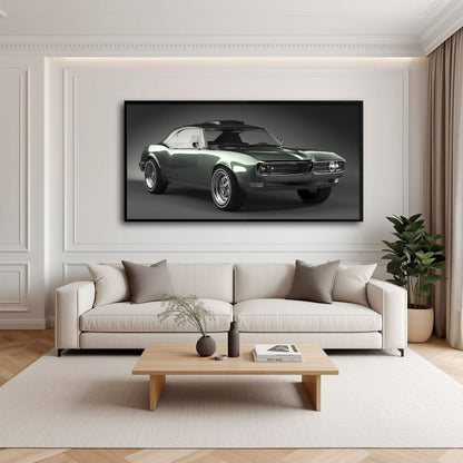 Pontiac Firebird Wall Art | Automotive Decor Canvas Print Cars