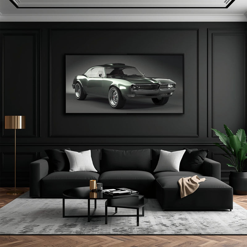 Pontiac Firebird Wall Art | Automotive Decor Canvas Print Cars
