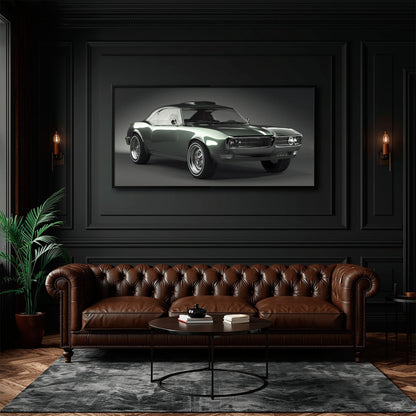Pontiac Firebird Wall Art | Automotive Decor Canvas Print Cars