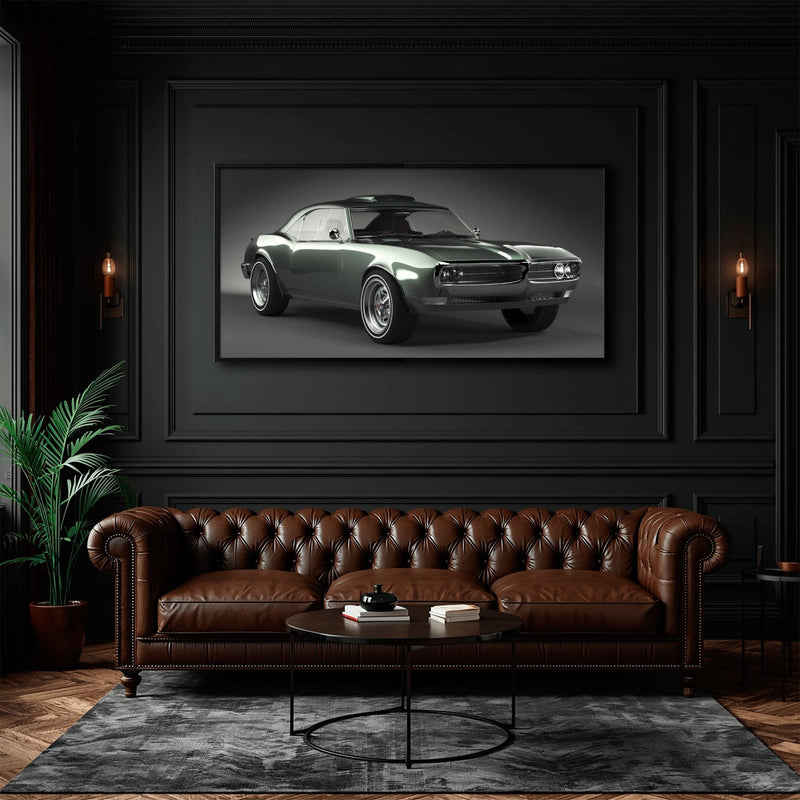 Pontiac Firebird Wall Art | Automotive Decor Canvas Print Cars