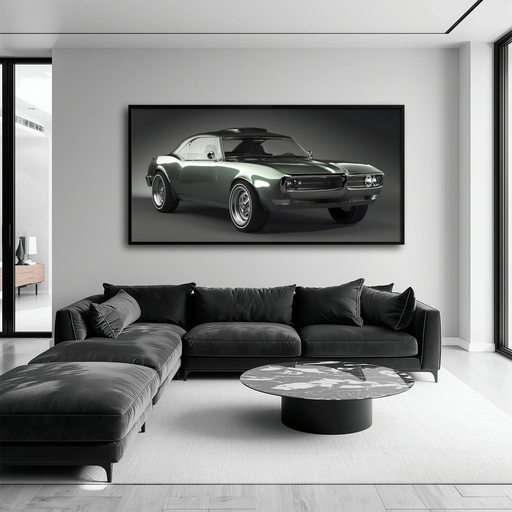 Pontiac Firebird Wall Art | Automotive Decor Canvas Print Cars