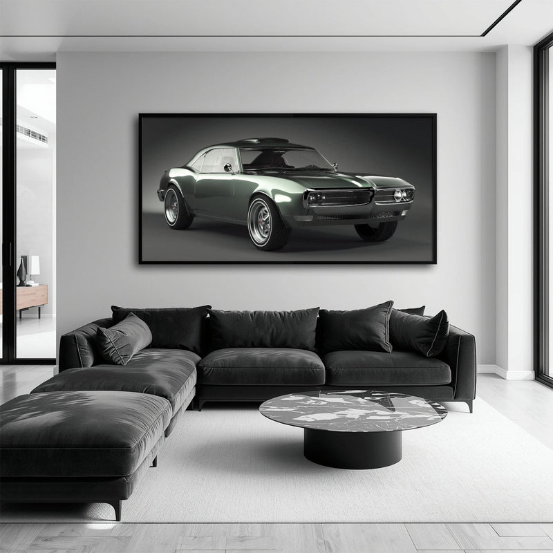 Pontiac Firebird Wall Art | Automotive Decor Canvas Print Cars