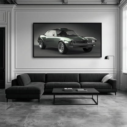 Pontiac Firebird Wall Art | Automotive Decor Canvas Print Cars