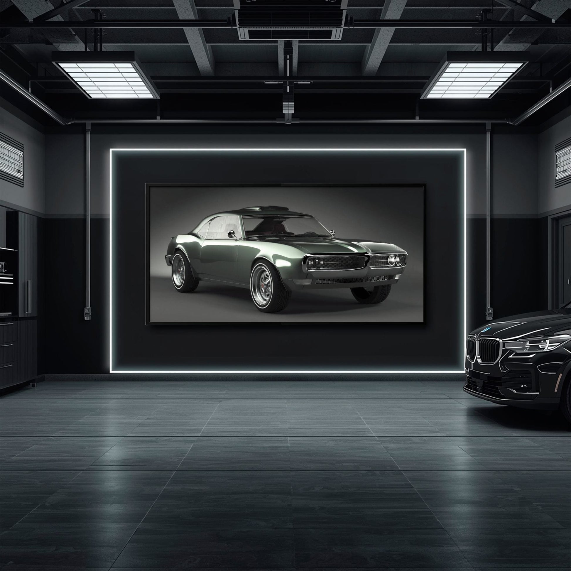 Pontiac Firebird Wall Art | Automotive Decor Canvas Print Cars