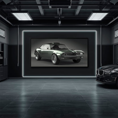 Pontiac Firebird Wall Art | Automotive Decor Canvas Print Cars