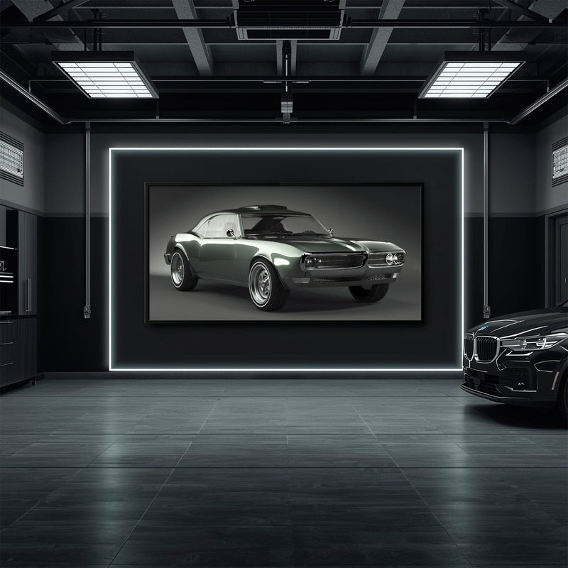 Pontiac Firebird Wall Art | Automotive Decor Canvas Print Cars