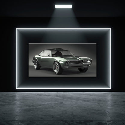 Pontiac Firebird Wall Art | Automotive Decor Canvas Print Cars