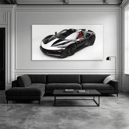 Ferrari SF90 Spider Wall Art Supercar Canvas Print