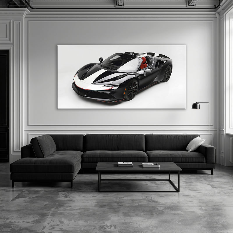 Ferrari SF90 Spider Wall Art Supercar Canvas Print