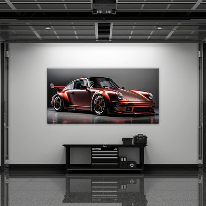 Porsche 911 RWB Shadowline Wall Art