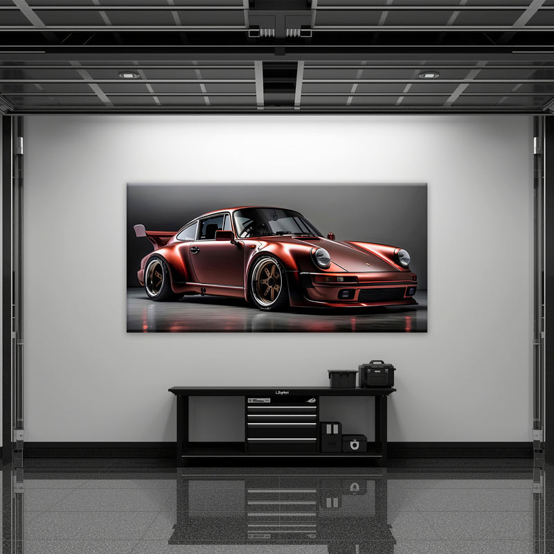 Porsche 911 RWB Shadowline Wall Art