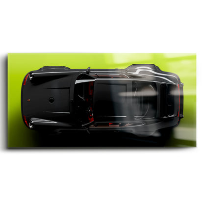 Porsche 911 Greenline Shadow Wall Art