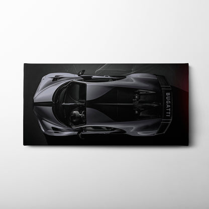 Bugatti Silver Phantom Wall Art