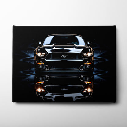 Ford Mustang Blue Phantom Wall Art